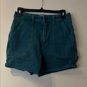Universal Thread High Waist Green Utility Shorts